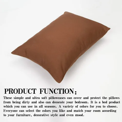 Vista 4 de NTBAY Juego de 2 fundas de almohada con cremallera para niños pequeños, 100% microfibra cepillada de 13 x 18 pulgadas, súper suaves y acogedoras