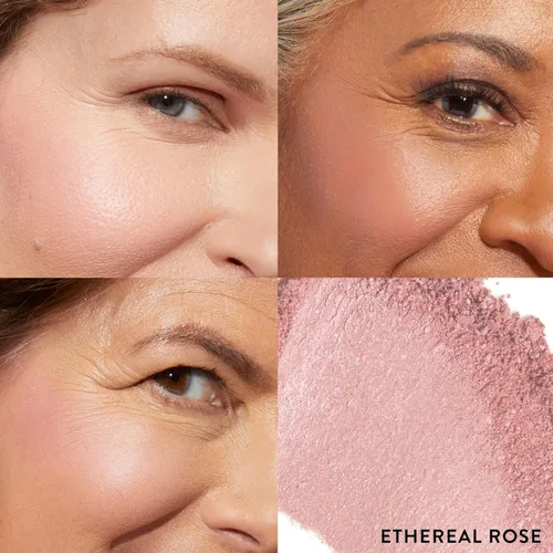 Vista 3 de LAURA GELLER NEW YORK Edición limitada Baked Blush-n-Brighten Marbleized Blush - Skyline Sunset - Color rosa para mejillas