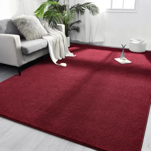 Vista 13 de FlyDOIT Alfombras redondas para dormitorio, sala de estar, 4 x 4, color negro, súper suaves, cómodas, gruesas, de espuma viscoelástica, alfombra