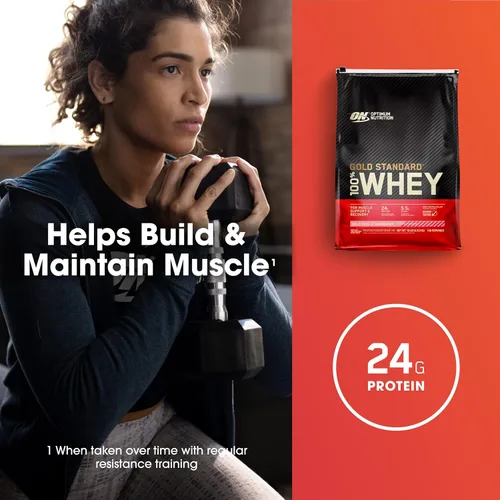 Vista 5 de Optimum Nutrition Estándar dorado 100% Proteína de Suero de Leche en Polvo, Pie de lima, 1.8 Libra