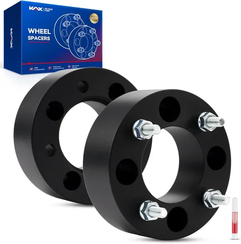 Vista 58 de KAX Espaciadores de rueda 4x4, adaptadores de espaciadores de rueda de 1" con pernos de 1/2" x20, diámetro del cubo de 59 mm, 2 piezas para Xpress