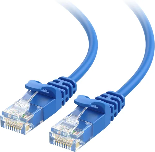 Vista 9 de Cable Matters Paquete de 5 cables Ethernet Cat 6 sin enganches de 10 Gbps, 14 pies, cable Cat 6 de perfil delgado, cable Cat6, cable Ethernet fino