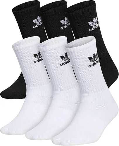 adidas Originals Kids' Athletic Cushioned Crew Socks (6-Pack)