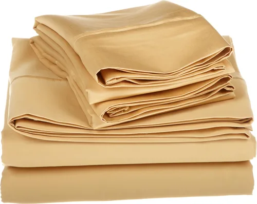 Vista 25 de Superior Juego de sábanas de algodón egipcio de 4 piezas, 700 hilos, ecológicas, sábanas sostenibles, básicos ultrasuaves, sólido, sábana bajera