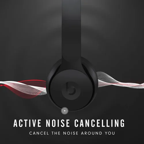 Vista 4 de Beats Solo Pro Wireless Noise Cancelling On-Ear Headphones - Apple H1 Headphone Chip, Class 1 Bluetooth, 22 Hours of Listening Time, Built-in