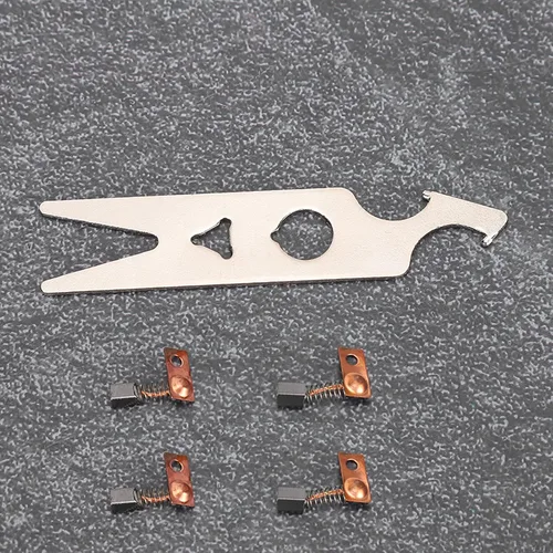 Vista 6 de ANGGREK Manipro Part - Juego de 2 pares de llaves de cepillo de carbono, pieza de repuesto para taladro de uñas, pieza de repuesto Up200