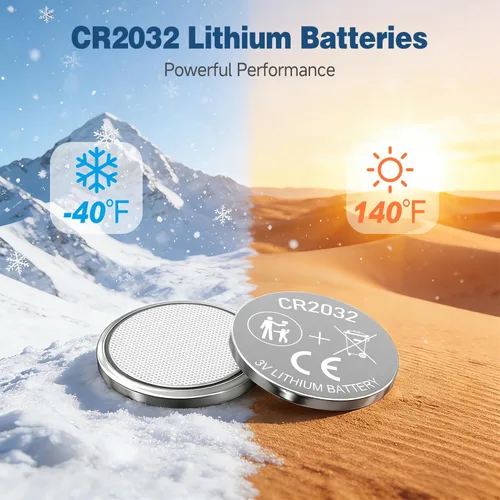 Vista 7 de Baterías CR2032 CR2032 ECR2032 DL2032 2032 de litio de 3 V para llavero (2 tarjetas/paquete de 10)