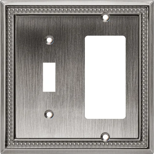 Vista 116 de Henne Bery Sunken Pearls Placa de Pared Decorativa de Servicio Pesado Placa de Interruptor Cubierta de Tomacorriente