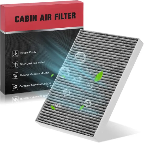 Vista 31 de BDFHYK 2 filtros de aire de cabina CF10136 con carbón activado compatibles con Chevy Uplander 2005-2009, Venture 2001-2005, compatibles con Buick