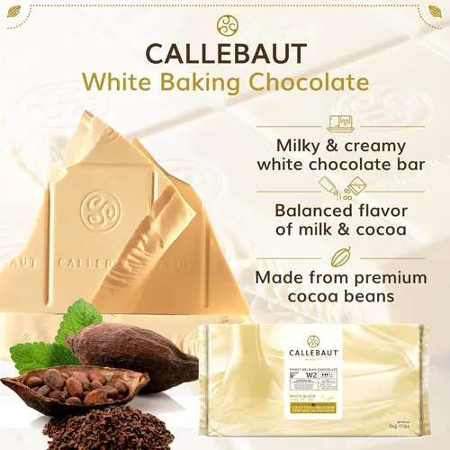 Vista 3 de Callebaut Chocolate blanco para hornear - 11 libras (11 libras) (11 libras)
