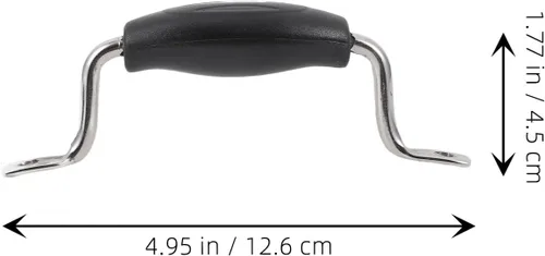 Vista 6 de FOMIYES 1 juego de pomos de repuesto para tapa de olla, agarres de mango de tapa de cacerola, agarres de acero inoxidable, asas de sujeción