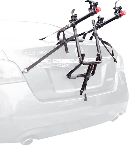 Vista 5 de Allen Sports Deluxe - Soporte de acero para 2 bicicletas, modelo 102DN-R, color negro