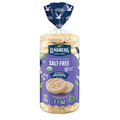 Vista 13 de Lundberg Tortas de arroz integral orgánico sin gluten ligeramente saladas- 8.5 oz