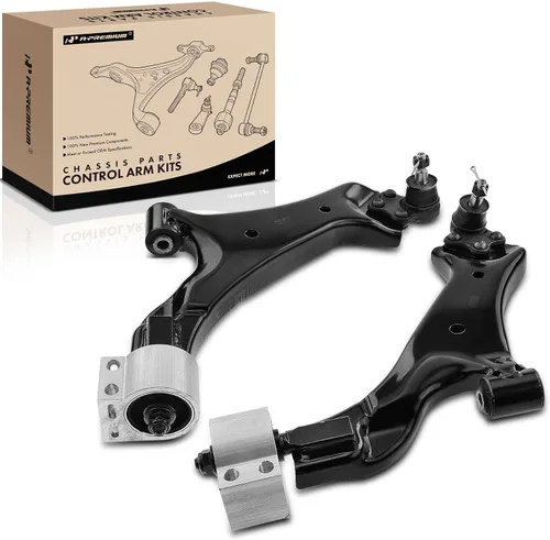 A-Premium 2 brazos de control delanteros inferiores, con rótula y buje, compatibles con Chevrolet Captiva Sport 2012-2015, Suzuki XL-7 2007-2009,
