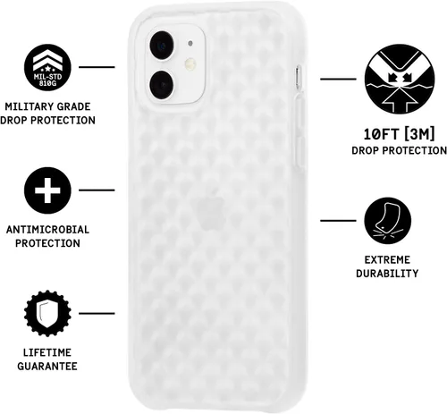 Vista 5 de Pelican - Paquete de protección - Funda resistente y protector de pantalla para iPhone 12 Mini (5G) - Protección contra caídas de 10 pies - 6.7