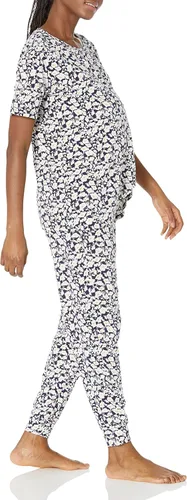 Vista 4 de Tienda Essentials Conjunto de pijama de algodón de maternidad para mujer