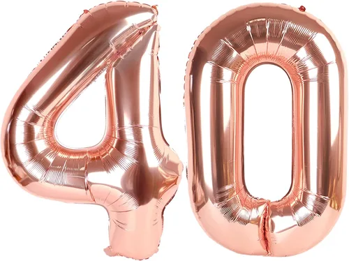 Vista 281 de Globos de números 0 de 40 pulgadas, globos negros de números para números 10, 20, 30, 40, 50, 60, 70, 80, 90, 100, globos de números 10, 20, 30, 40