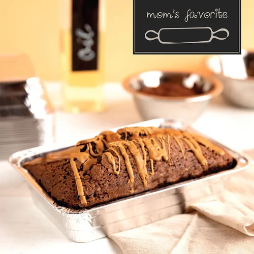 Vista 7 de PLASTICPRO Moldes desechables de aluminio para hornear de 2 libras, 6 x 8 x 2 pulgadas, utensilios de cocina perfectos para hornear pasteles
