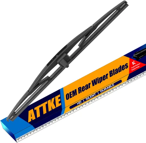 Vista 25 de ATTKE Limpiaparabrisas trasero, limpiaparabrisas trasero de 10 pulgadas para Jeep Compass 2007-2017 Jeep Patriot 2007-2017, estilo original OE