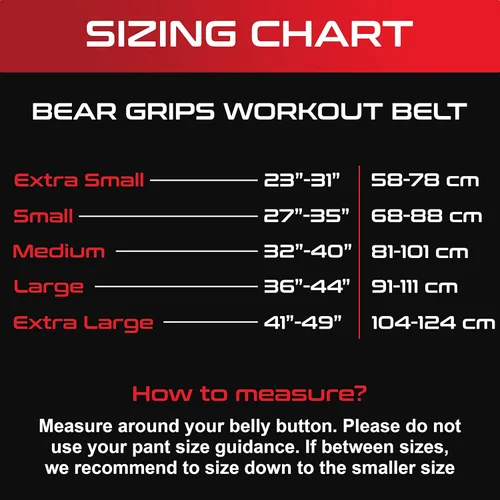 Vista 2 de Bear Grips Cinturón de levantamiento de pesas, cinturón de cuero para hombres, cinturón de levantamiento de pesas para mujeres, cinturón de gimnasio