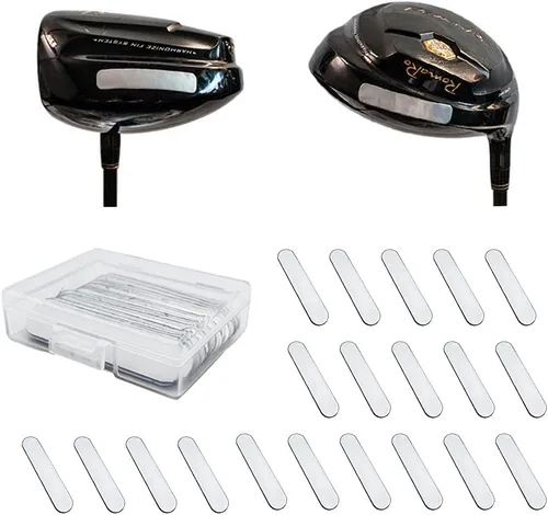 kcrygogo Paquete de 20 cintas de plomo para raquetas de tenis, palos de golf, paletas de pickleball | Tiras de alto adhesivo y flexibles, baja