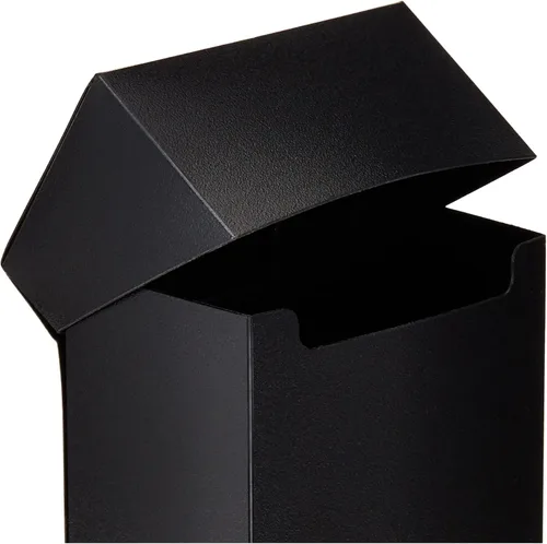 Vista 4 de Caja para 80 naipes negra, Deck Box de Ultra Pro