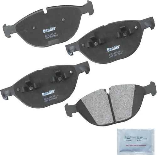 Vista 454 de Pastillas de freno delanteras semi-metálicas Bendix Priority1 CFM1774 para Ford Transit 2019-2017, Transit-150 2021-2015, Transit-250 2021-2015