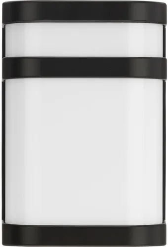 Vista 8 de Progress Lighting Valera LED Collection - Farol acrílico blanco mate con pantalla moderna para exteriores, pequeña pared, luz de bronce