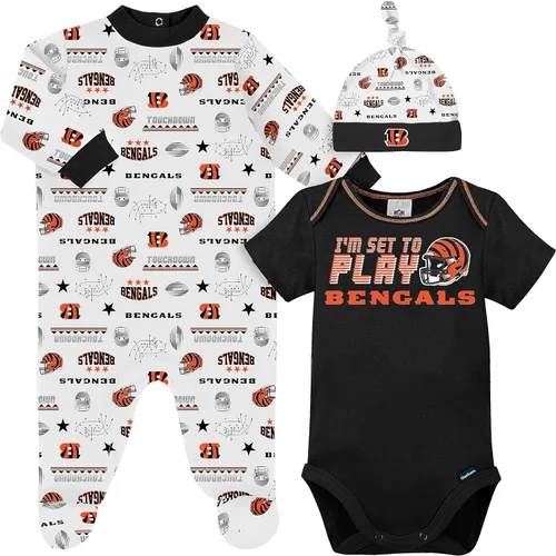 Vista 18 de Gerber Conjunto de regalo unisex para bebé con pies de equipo de la NFL para dormir y jugar