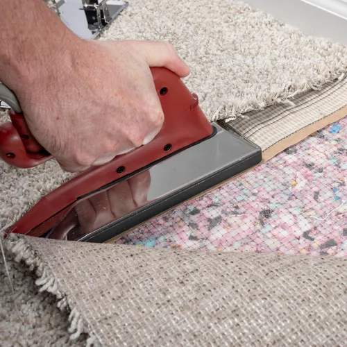 Vista 3 de Roberts 10-282G-2 Deluxe Heat Bond - Plancha para alfombras con base acanalada antiadherente, color rojo