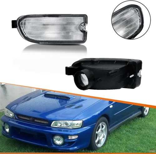 Vista 8 de ADIIL Kit de carcasa de luz de señal de señal de parachoques delantero LED ámbar para 1999-2001 Subaru Impreza 1999-2001, accesorios de luz de señal