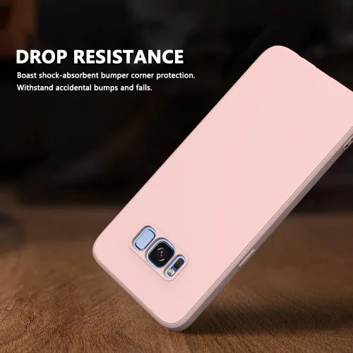 Vista 664 de Funda para Samsung Galaxy Note 8, color negro, resistente a los arañazos con tacto suave, delgada funda delgada para Samsung Galaxy Note 8