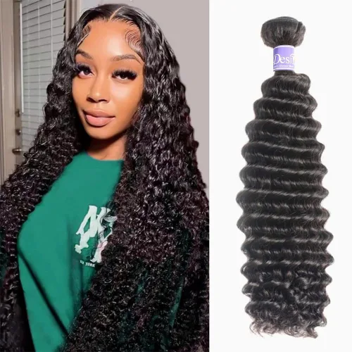 Vista 9 de Extensiones individuales de cabello humano rizado virgen brasileño Jerry rizado ondulado, un paquete de extensiones de cabello sin procesar grado