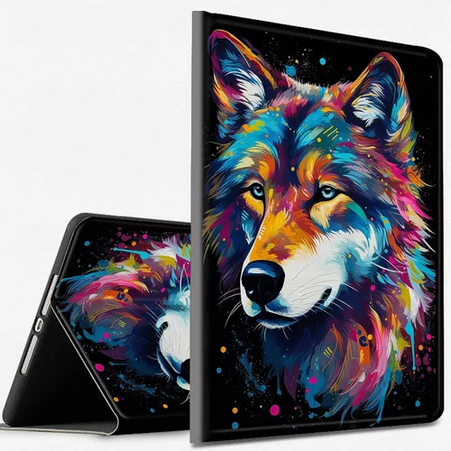 Vista 24 de Funda para tablet Kinlde Fire HD 10 (11ª generación 2021) Fire HD 10 Plus 2021, delgada, de piel sintética, con función atril, función atril