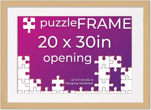 Vista 46 de Poster Palooza Kit de marco de rompecabezas de 11.25 x 38.25 pulgadas. El kit incluye hojas de pegamento para rompecabezas, marco de rompecabezas