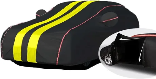 Vista 9 de Funda impermeable para automóvil para exteriores, para Dacia Sandero Stepway, funda transpirable grande, cubierta de automóvil de verano, resistente