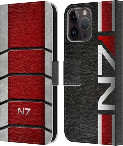 Vista 35 de Head Case Designs Officially Licensed EA Bioware Mass Effect Cerberus Logo Graphics Leather Wallet Case Compatible with Apple iPhone 7 Plus/iPhone 8