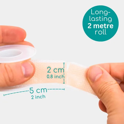 Vista 4 de Medi Grade Cinta de silicona para cicatrices con silicona alemana de grado médico, hojas de cicatrices reutilizables de 80 pulgadas para cesáreas