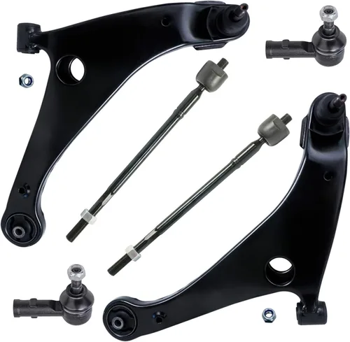 Vista 77 de Detroit Axle - Kit de brazos de control de extremo delantero RWD para Dodge Charger Challenger Chrysler 300, 2 brazos de control delantero