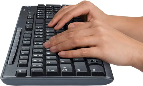 Vista 6 de Logitech Media Combo MK200 Teclado de tamaño completo y ratón óptico de alta definición