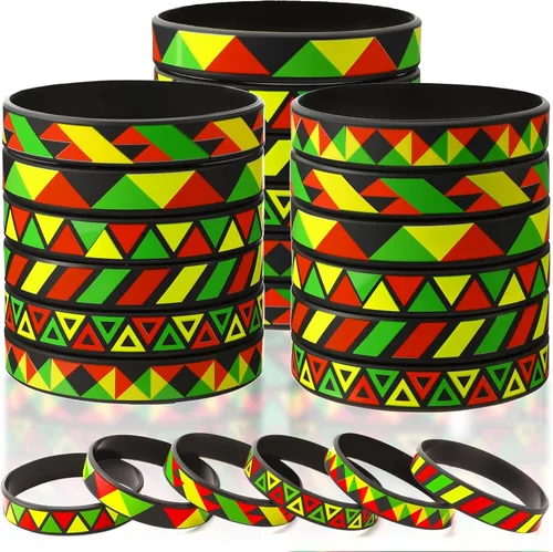 Vista 15 de JUNEBRUSHS 42 piezas de accesorios de concientización sobre el cáncer de mama, pulseras de silicona Esperanza Fe Fuerza Coraje, pulseras accesorios