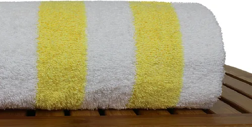 Vista 3 de BC BARE COTTON Collection Bare Cotton - Toalla de playa para piscina (2 unidades), color amarillo (714-709-01)