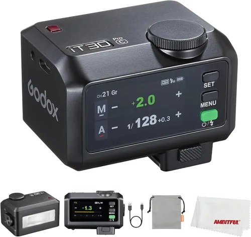 Godox iT30 Pro C iT30Pro C iT30ProC iT30Pro-C Mini Flash para cámara Canon, exposición automática TTL, HSS 1/8000 segundos, 2.4G Wireless Xsystem,