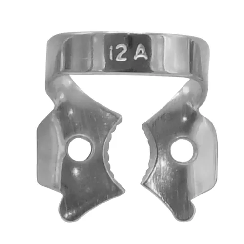 Instrumentos dentales de ortodoncia de la abrazadera #12A de la presa de goma endodóntica