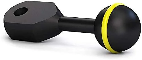 Vista 4 de Seafrogs - Brazo de clip de cabeza de bola a YS de 1 pulgada, brazo adaptador de cabeza YS de aluminio, conector de sistema de iluminación