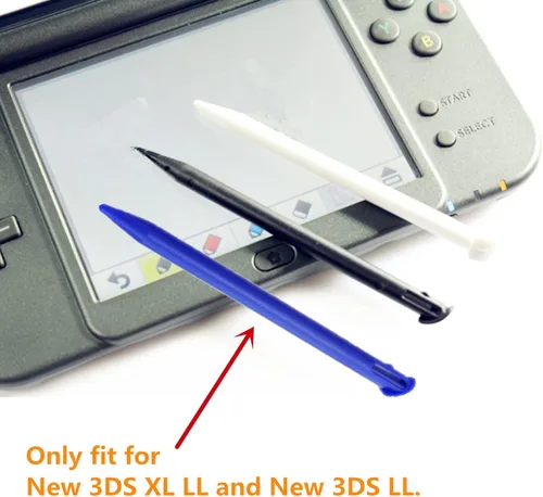 Vista 7 de XHBTS Lápiz capacitivo de repuesto de plástico para pantalla táctil, compatible con Nintendo New 3DS XL, 3DS LL (azul)