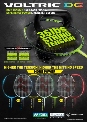 Vista 6 de YONEX Voltric 0.5DG Blend - Raqueta de bádminton