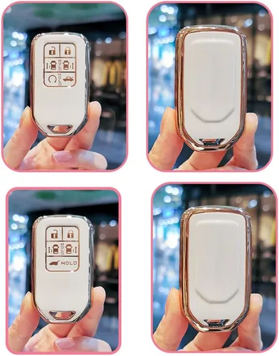 Vista 2 de ontto Funda para llavero Honda Elysion 2022 de protección completa TPU, Gris