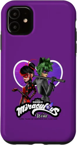 Vista 8 de Miraculous Ladybug Cat Noir Tales of Shadybug and Claw Noir - Carcasa para iPhone 17