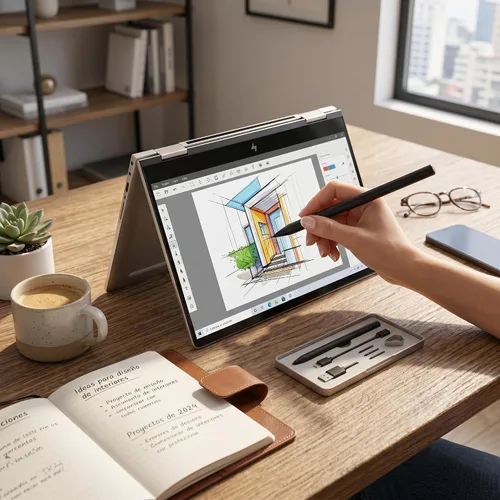 Bolígrafos para computadora portátil, bolígrafo activo recargable para HP Pavilion X360 Spectre X360 Envy X360, lápiz portátil con sensibilidad a la